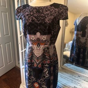 Tibi silk print dress 8